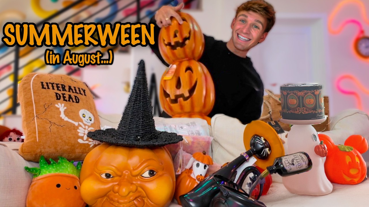 decorating for halloween (it&rsquo;s August)