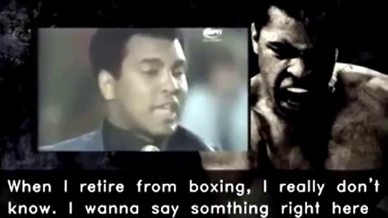 Muhammad Ali Inspiration - Bigger Then Boxing- Moral Integrity