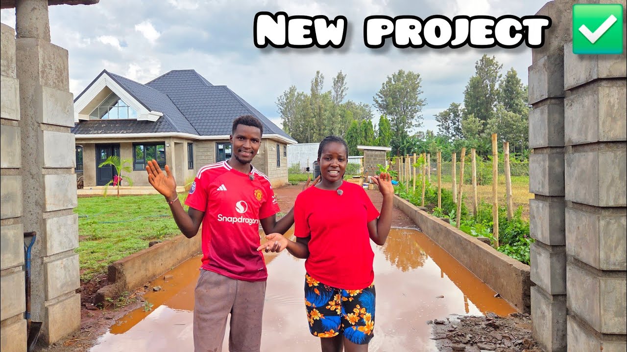 OMG 😱 HEAVY RAIN FLOODS Our Dream Home Compound 😳 | Emergency Fix + Planting More Vegetables 🌱🏡