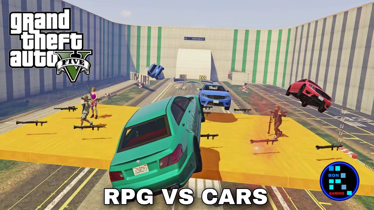 GTA V | RPG VS CARS Funny Gameplay