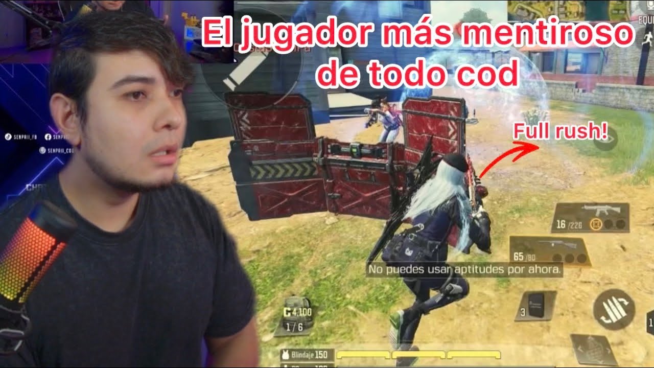 El jugador más llorón de codcito #callofdutymobile 