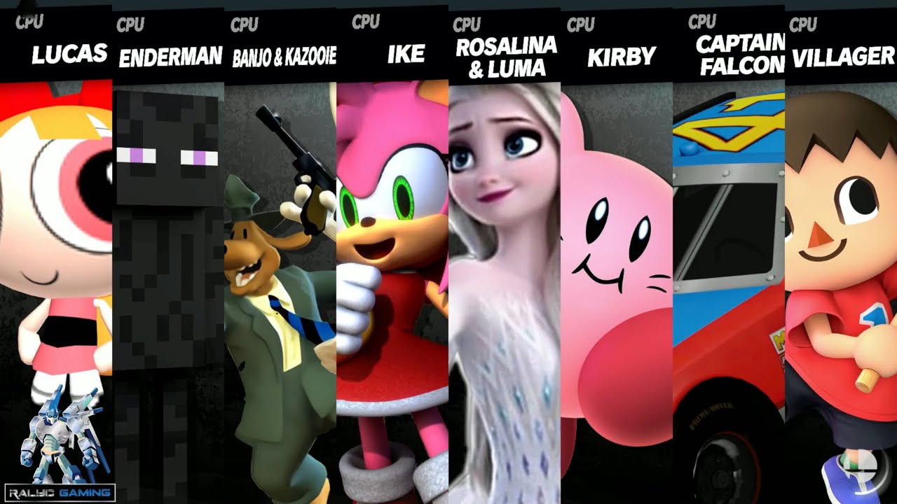 Blossom vs Enderman vs Sam & Max vs Amy vs Elsa vs Kirby vs Datona Car vs Villager