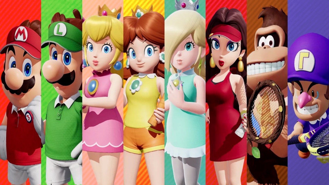 All Entrance Cutscenes - Mario Tennis Fever