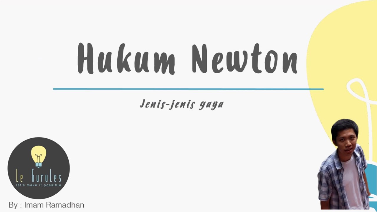 Fisika SMA - Hukum Newton (1) - Jenis-Jenis Gaya, Menguraikan Gaya Pada Benda (I)