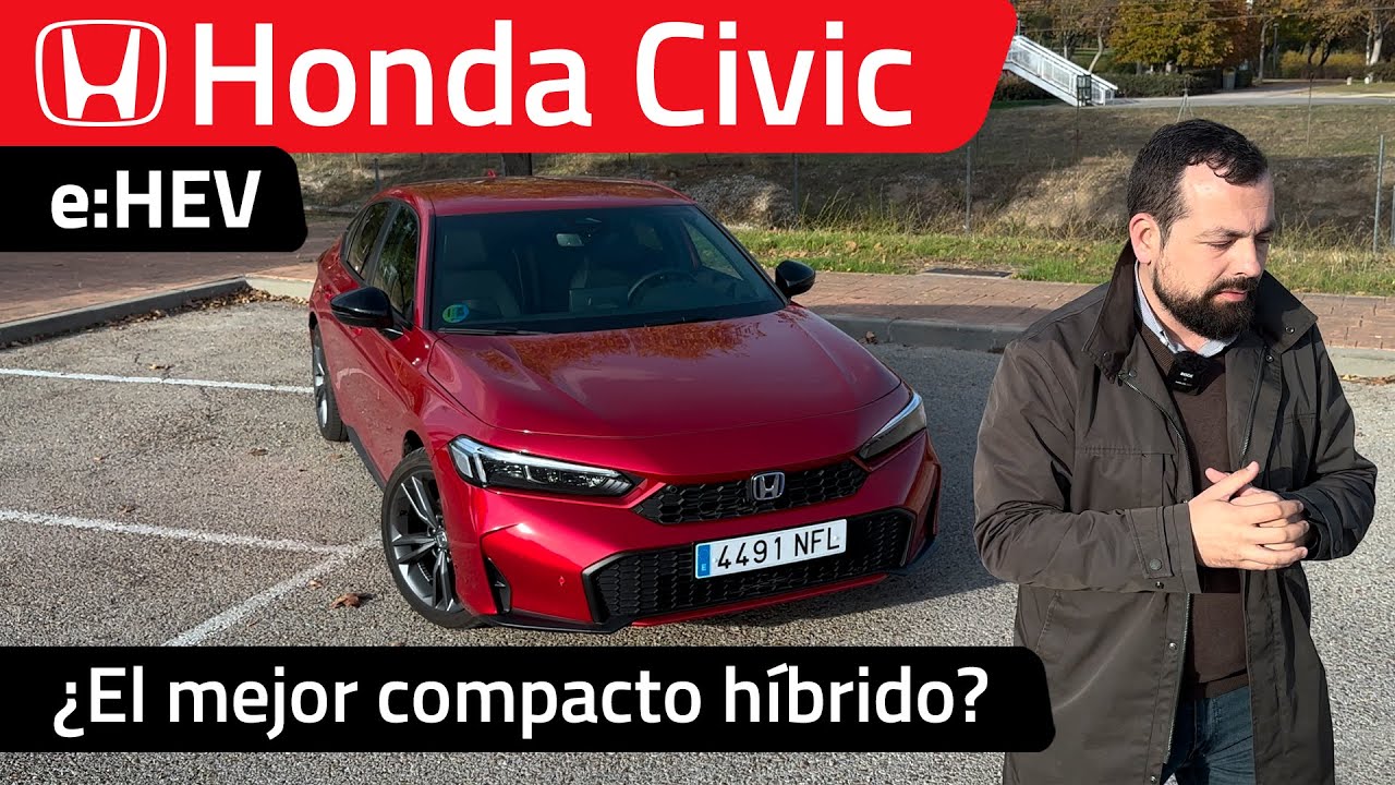 Honda Civic 2025: ¿el mejor compacto híbrido? | Prueba / Review en español