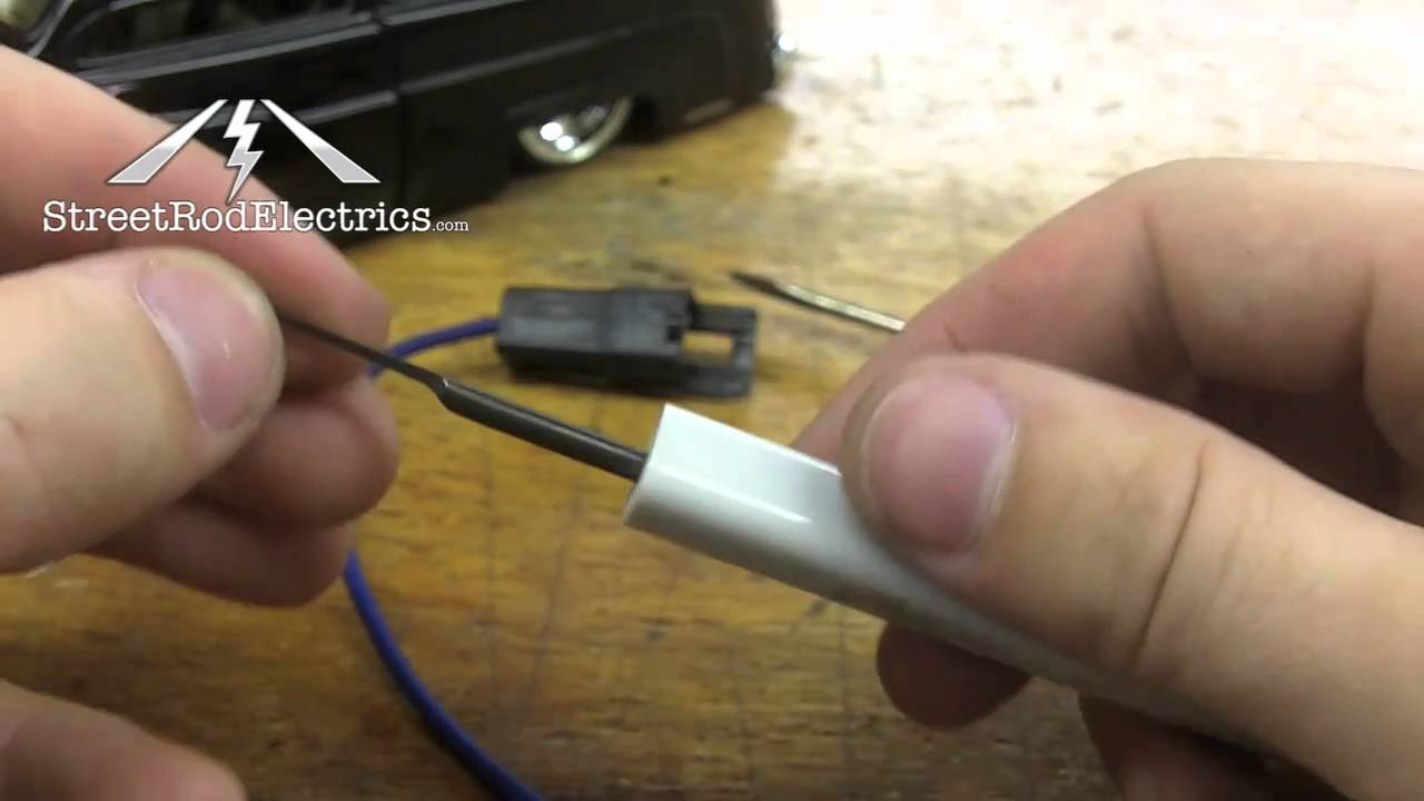Remove 56 Series Terminals From The Connector | StreetRodElectrics.com