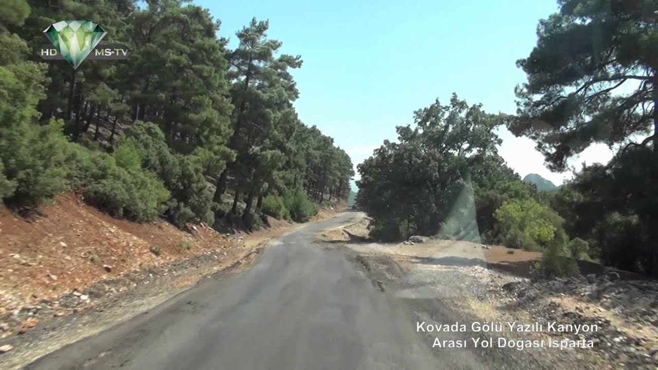 Kovada Gölü Yazılı Kanyon Arası Yol Doğası Isparta