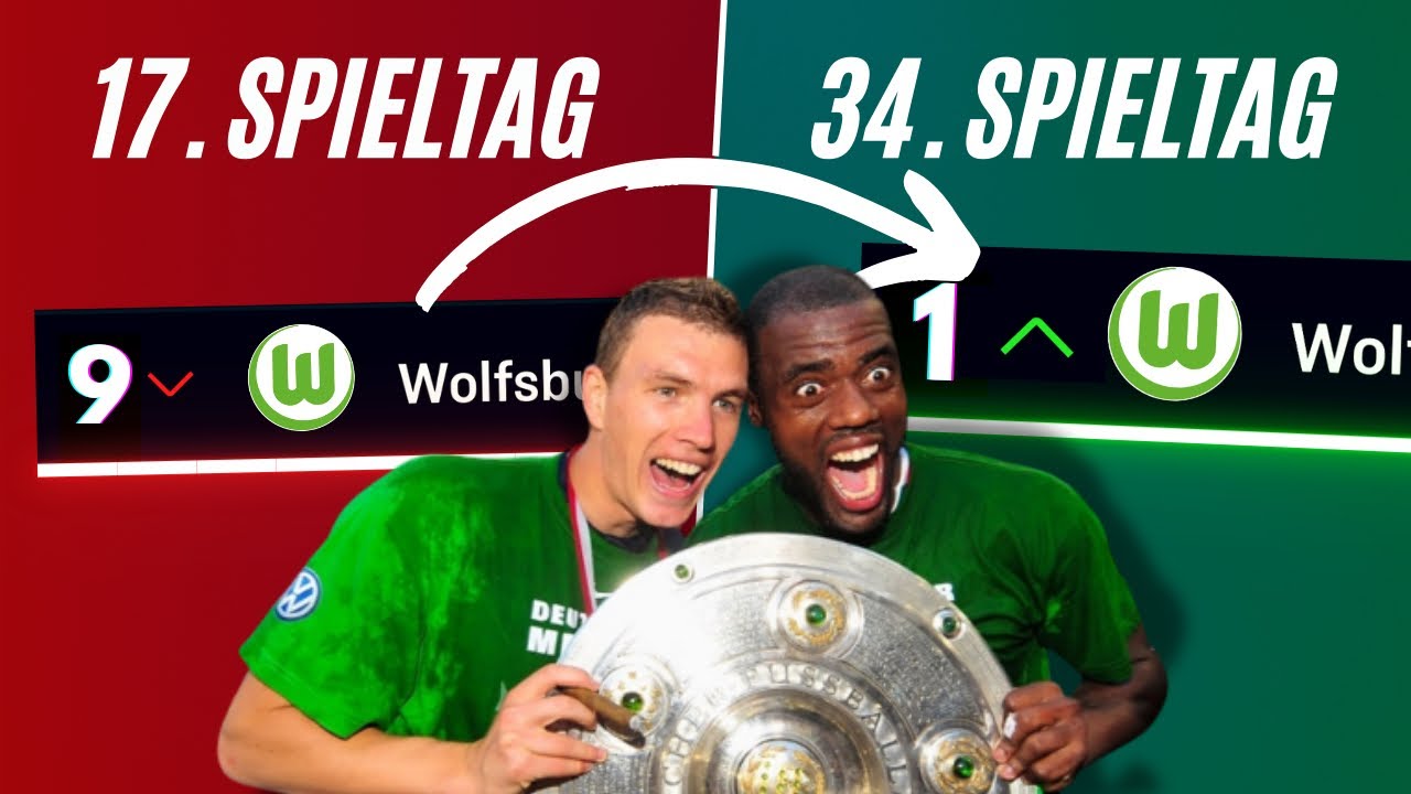 Die UNFASSBARE Meisterschaft des VFL Wolfsburg 😱🤩