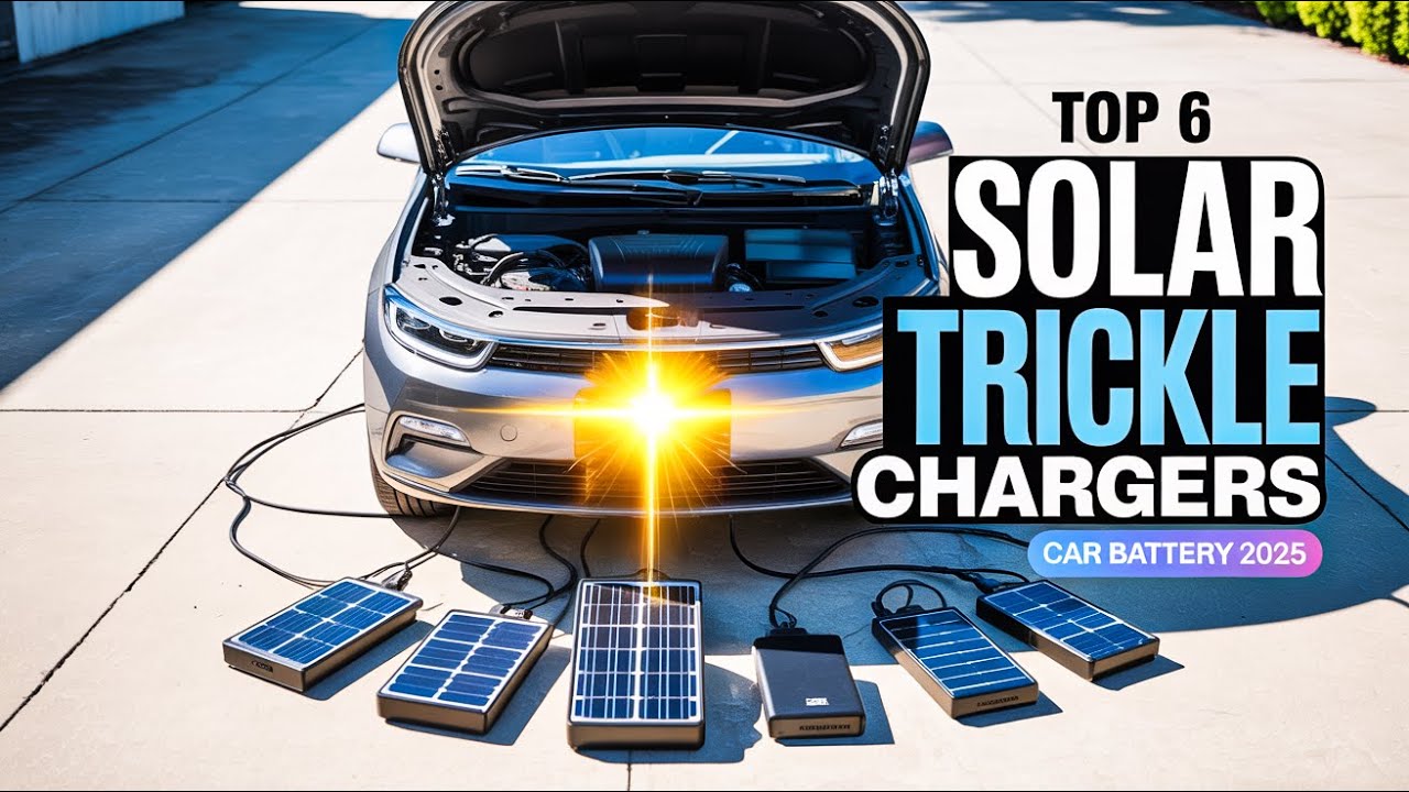 Top 6 Best Solar Trickle Charger For Car Battery 2026!  ✅