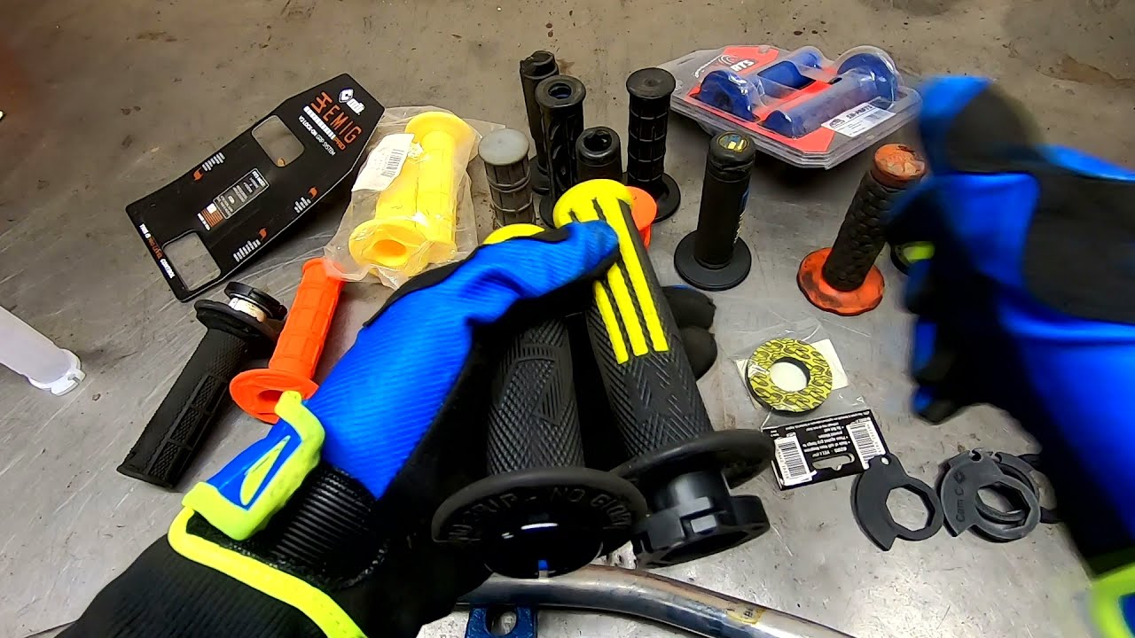 Какие выбрать грипсы для мотокросса / эндуро / наш выбор  грипсы ODI / Enduro Novochek