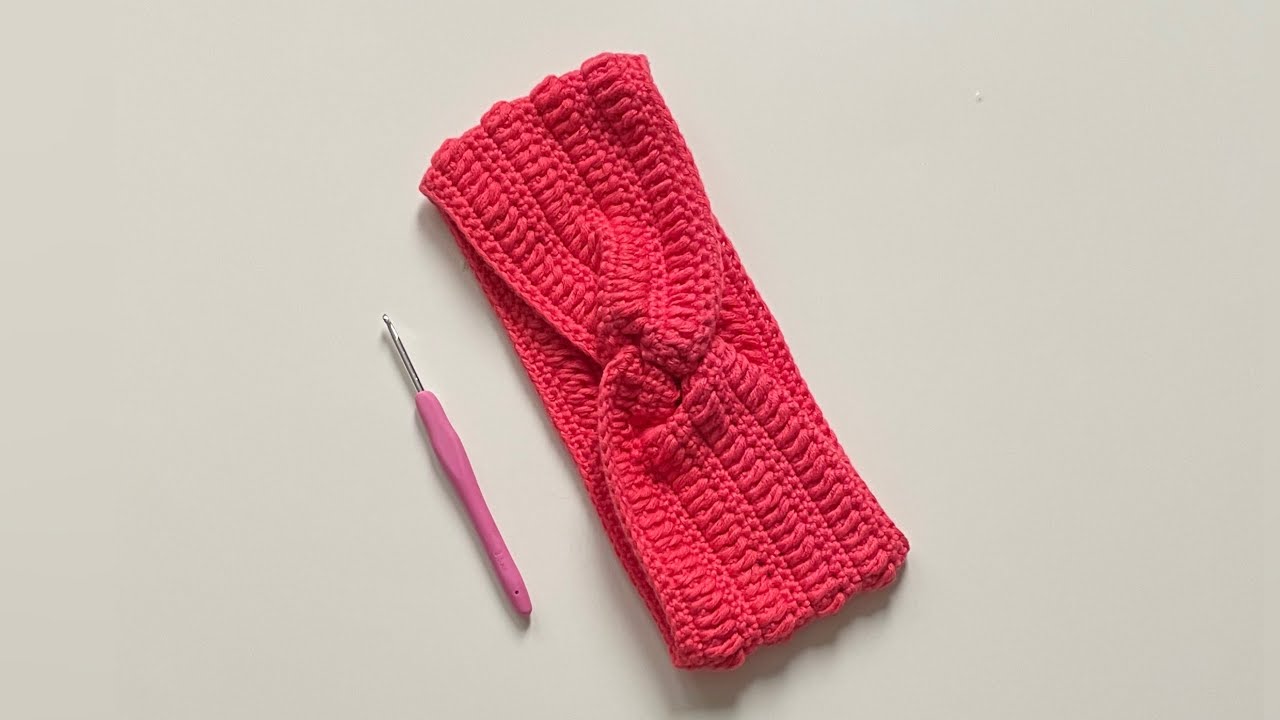 Crochet - ‘X’ Twisted Headband - Very Easy And Quick Pattern