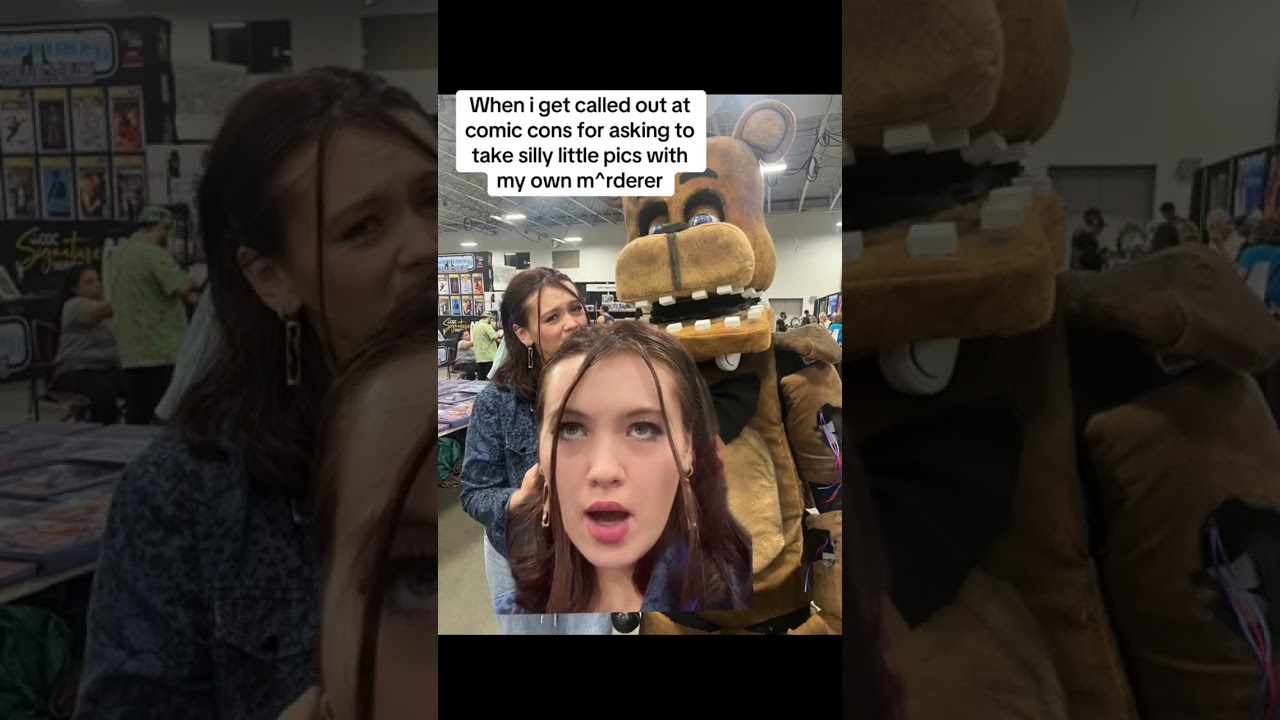 #comiccon #fnaf #fnafmovie #freddyfazbear #actor #gaming #horror