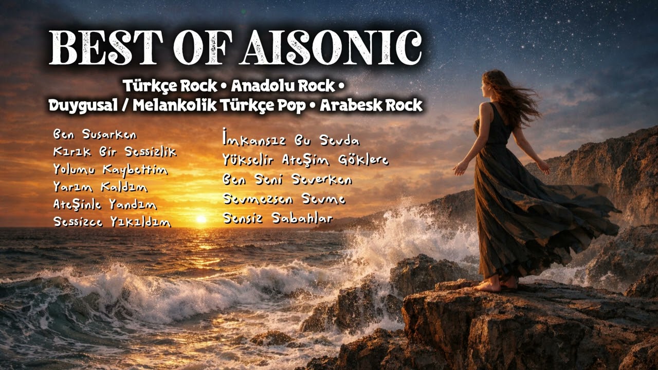 Best Of AISONIC | Türkçe Rock, Anadolu Rock, Duygusal Pop , Arabesk Rock Mix