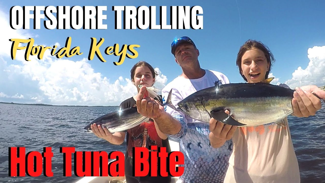 Florida Keys Offshore Trolling HOT TUNA BITE