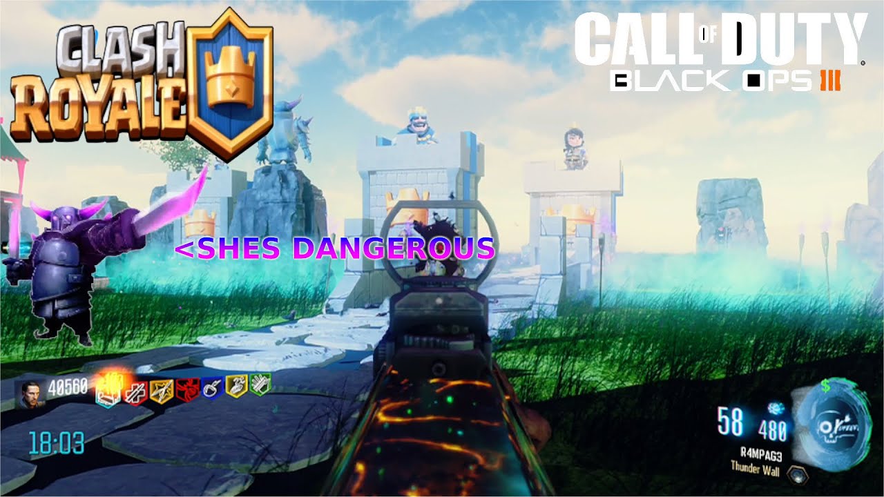 BO3 Zombies - Clash Royale but It Turns into a Horror Map...