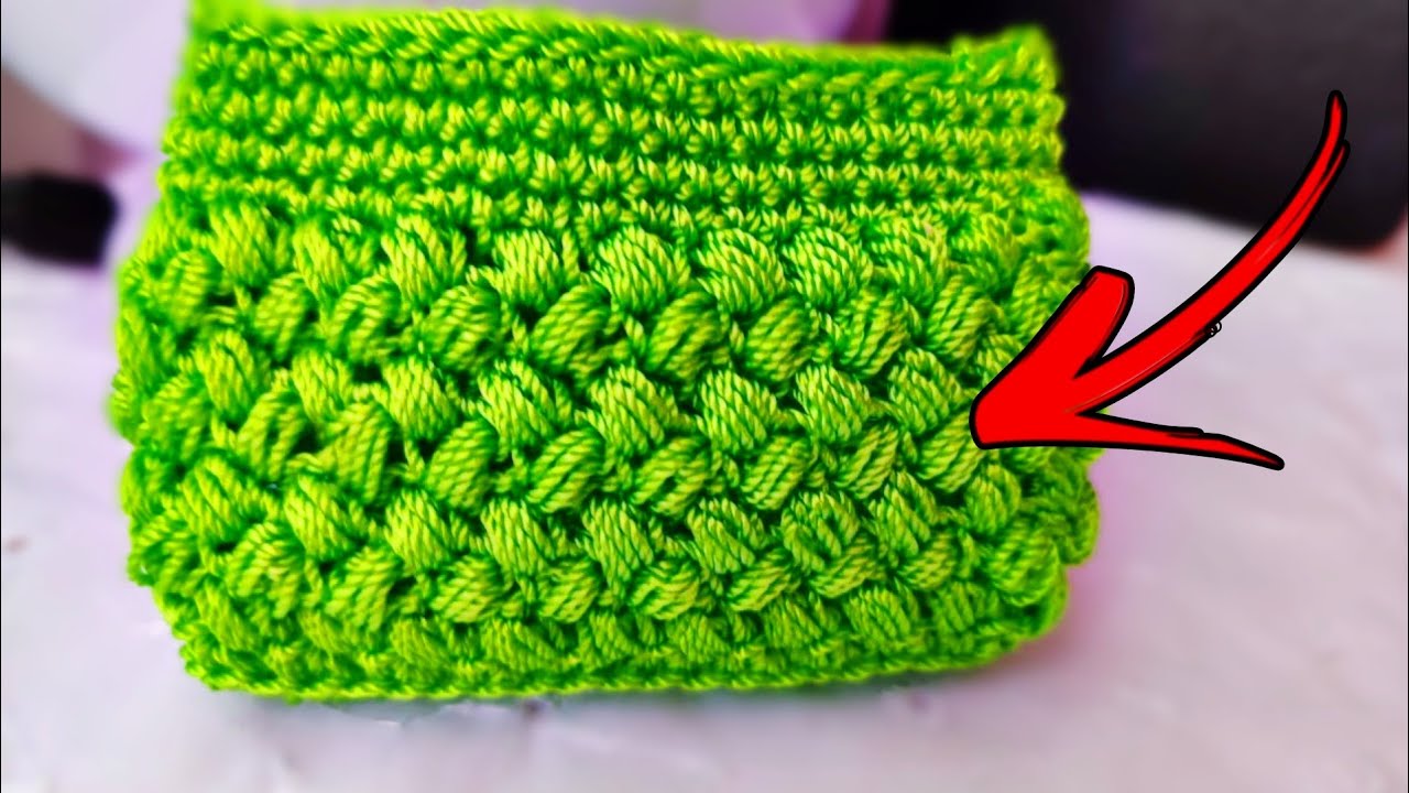 Un bonito punto F&Aacute;CIL de tejer.