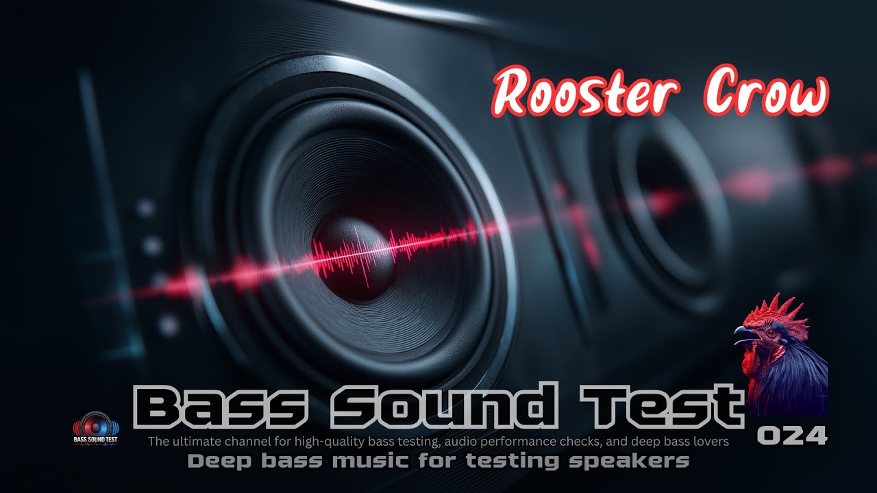 Bass Sound Test. 024 Roostersound #roostersound #roostercrow