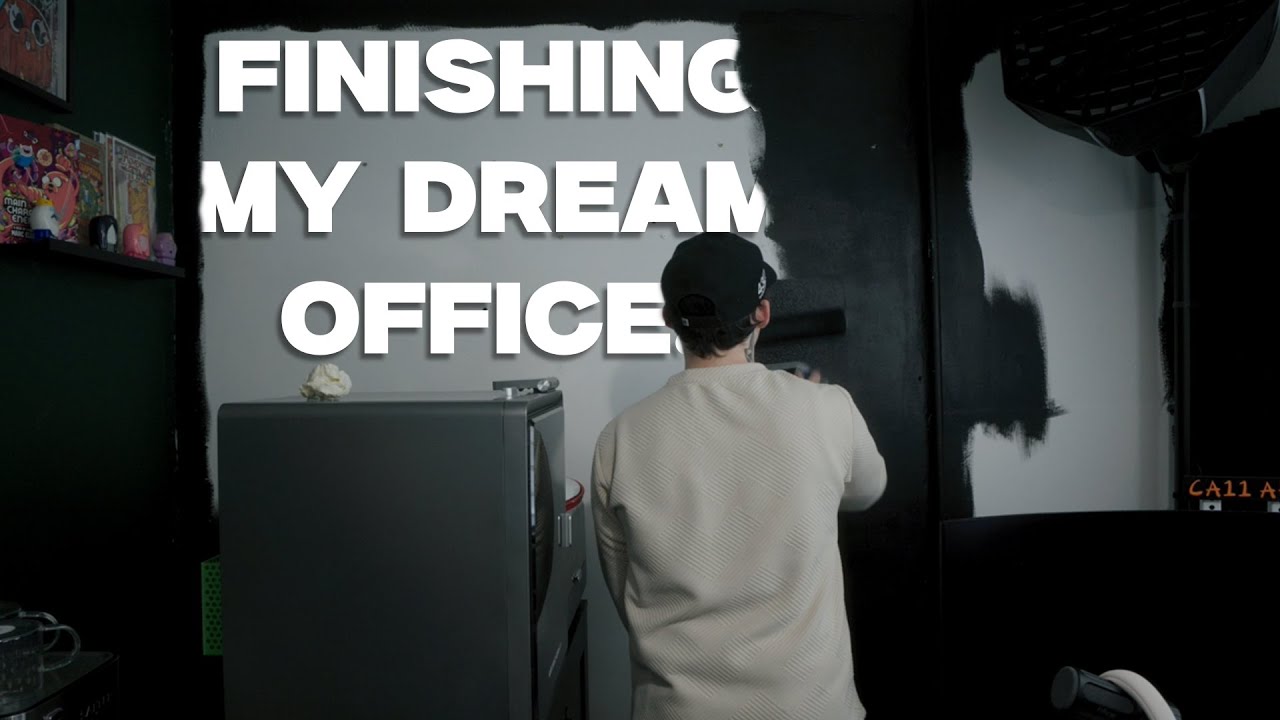 Finishing my DREAM home office 2026 (for full time content creation)