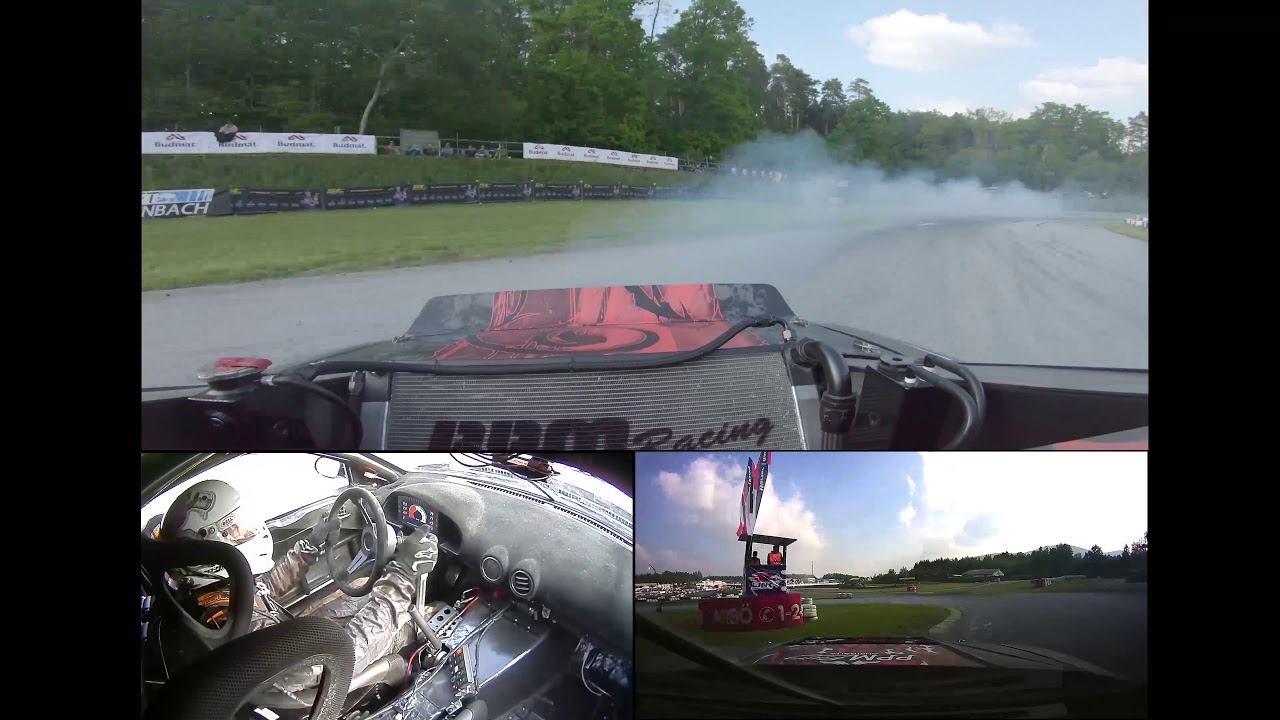 Juha Rintanen 2019 Drift Masters Grand Prix RD1 Qualifying run #2 Greinbach Austria