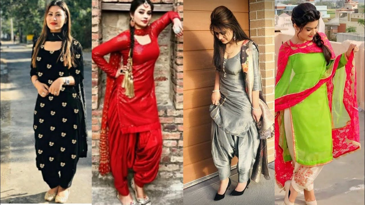 Stylish punjabi suit salwar / patiyala salwar kameez / plain suit salwar design /punjabi suit salwar