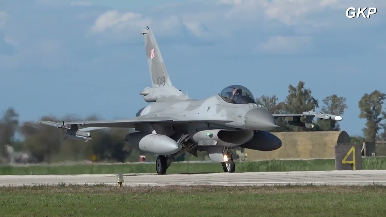 POLISH AIRFORCE  F 16 AT INIOCHOS 2025