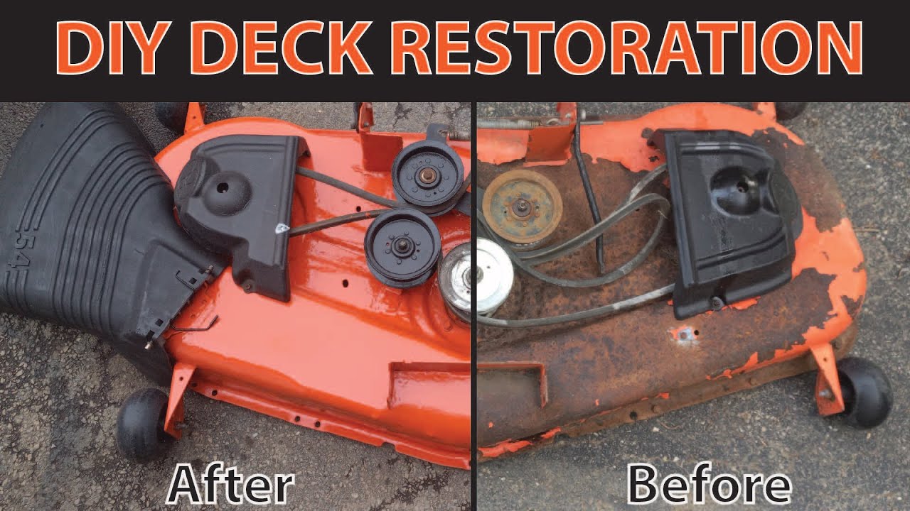 Lawn Mower Cutting Deck Restoration RZ 5424