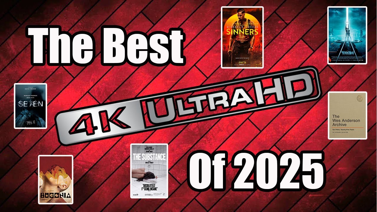 Top 4K Blu-ray Discs of 2025!