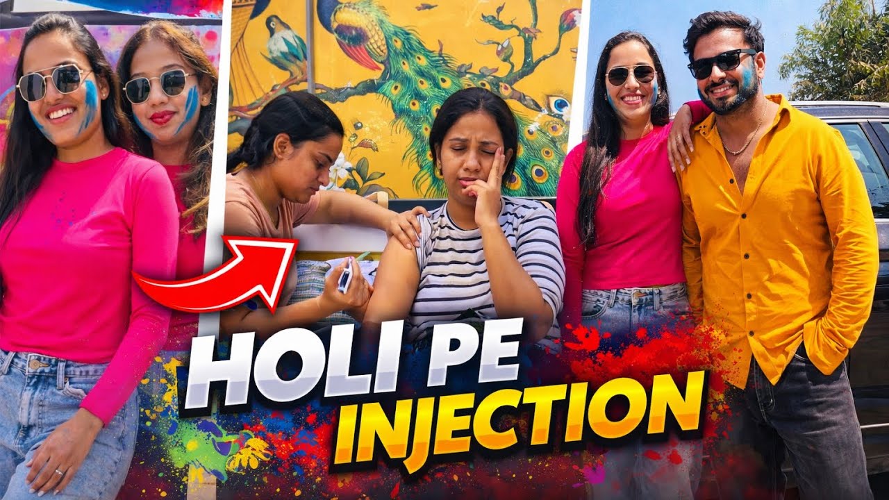 Holi Pe Injection Video😭 | Hospital Visit on Holi | Doctor ne diya Real Injections Video New 2026 
