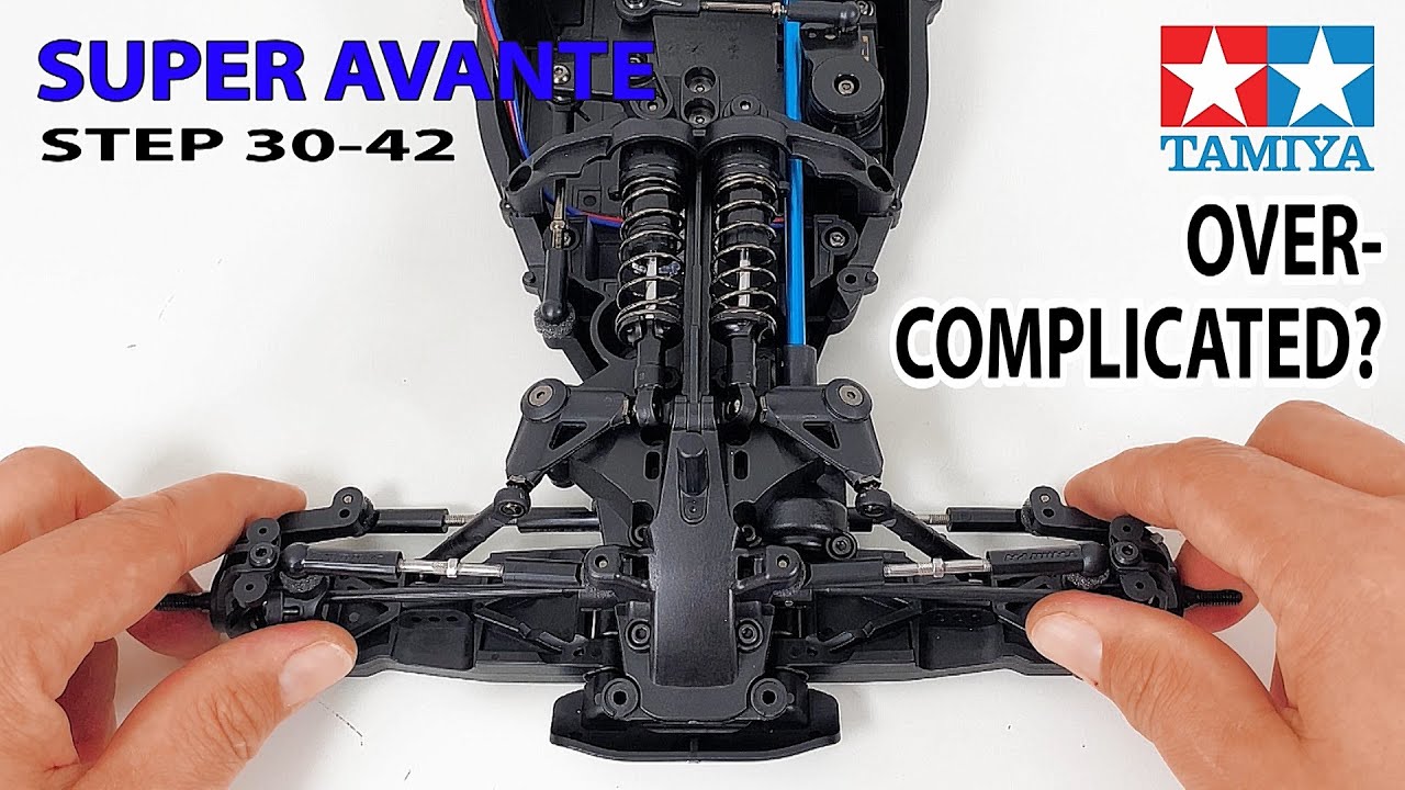 BUiLDiNG the Tamiya Super Avante TD4 - Step by Step 30-42: Front Suspension!