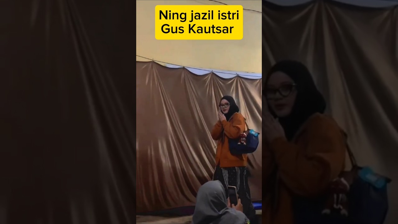 Ning jazil ploso istri Gus Kautsar dan mbahe Gus baha 