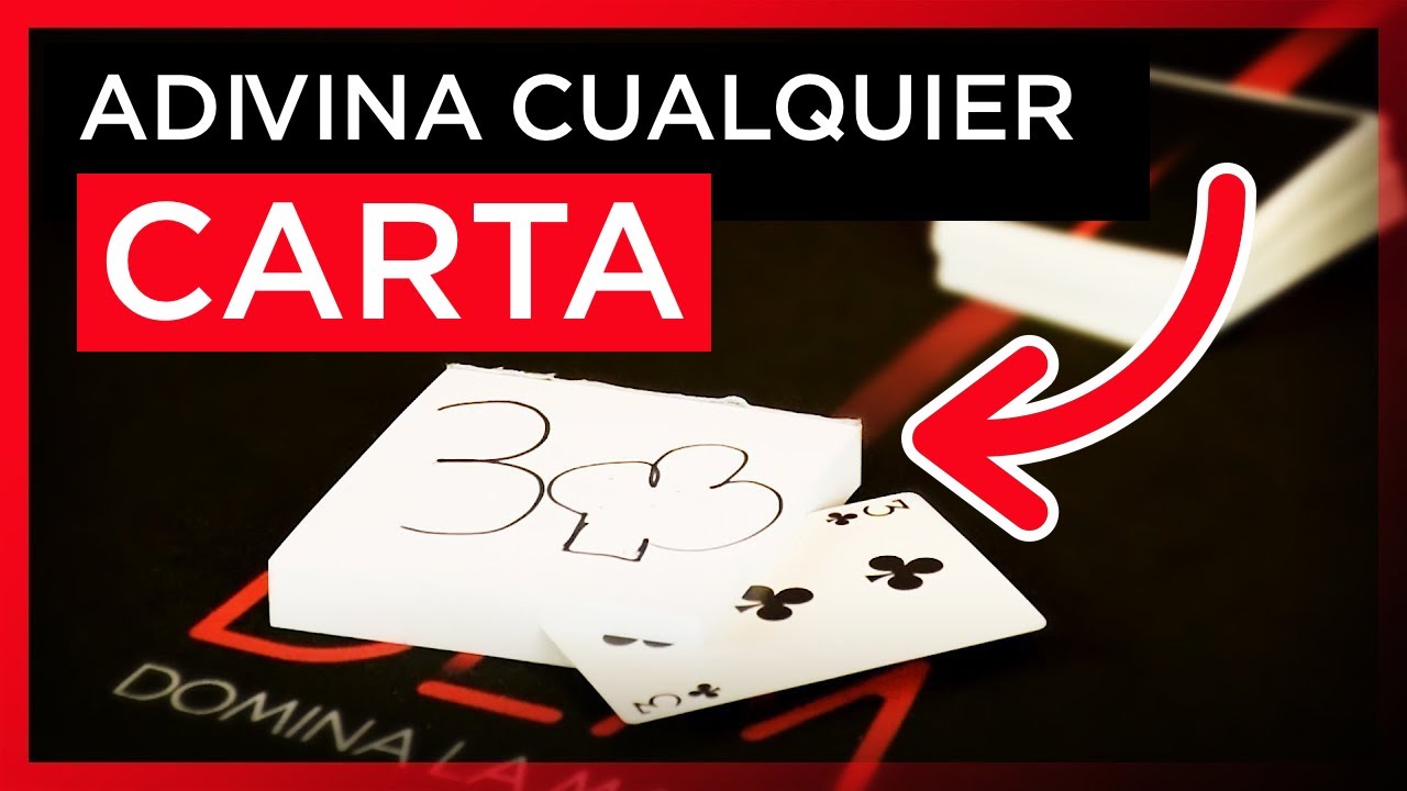 Cómo ADIVINAR la CARTA ELEGIDA por el ESPECTADOR (Truco de Magia con Cartas)