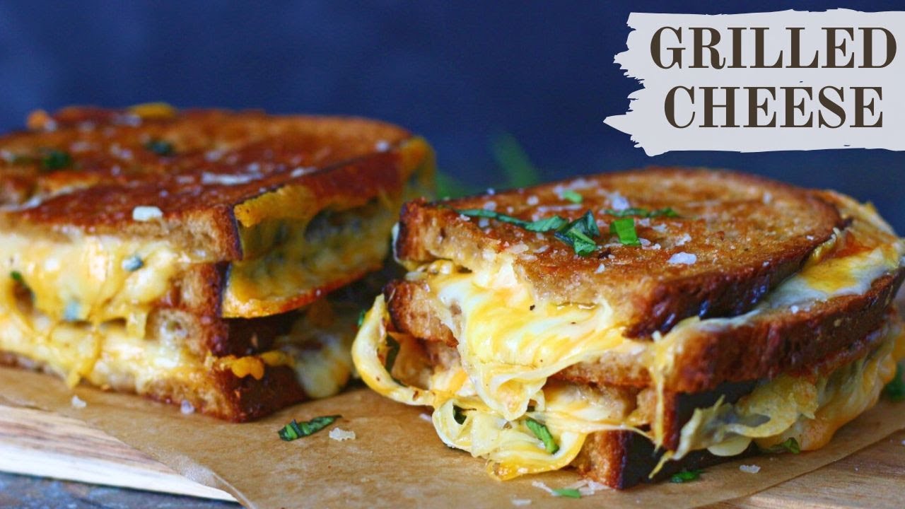 The ULTIMATE Four Cheese Grilled Cheese Sandwich