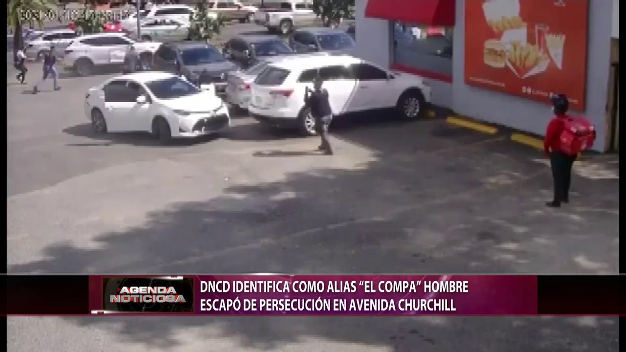 DNCD informa sobre tiroteo con prófugo de la justicia en avenida Winston Churchill