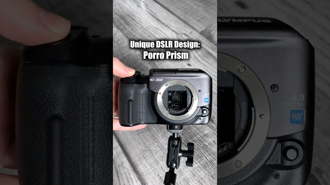 Unique DSLR Design: Porro Prism (Olympus E-300)