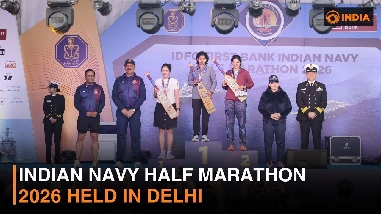 Indian Navy Half Marathon 2026 Held in Delhi
