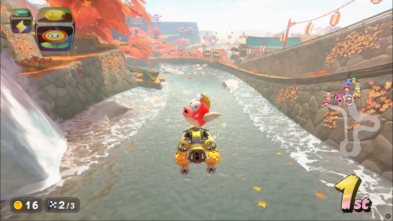 Mario Kart World: Cheep Cheep Falls [1080 HD]