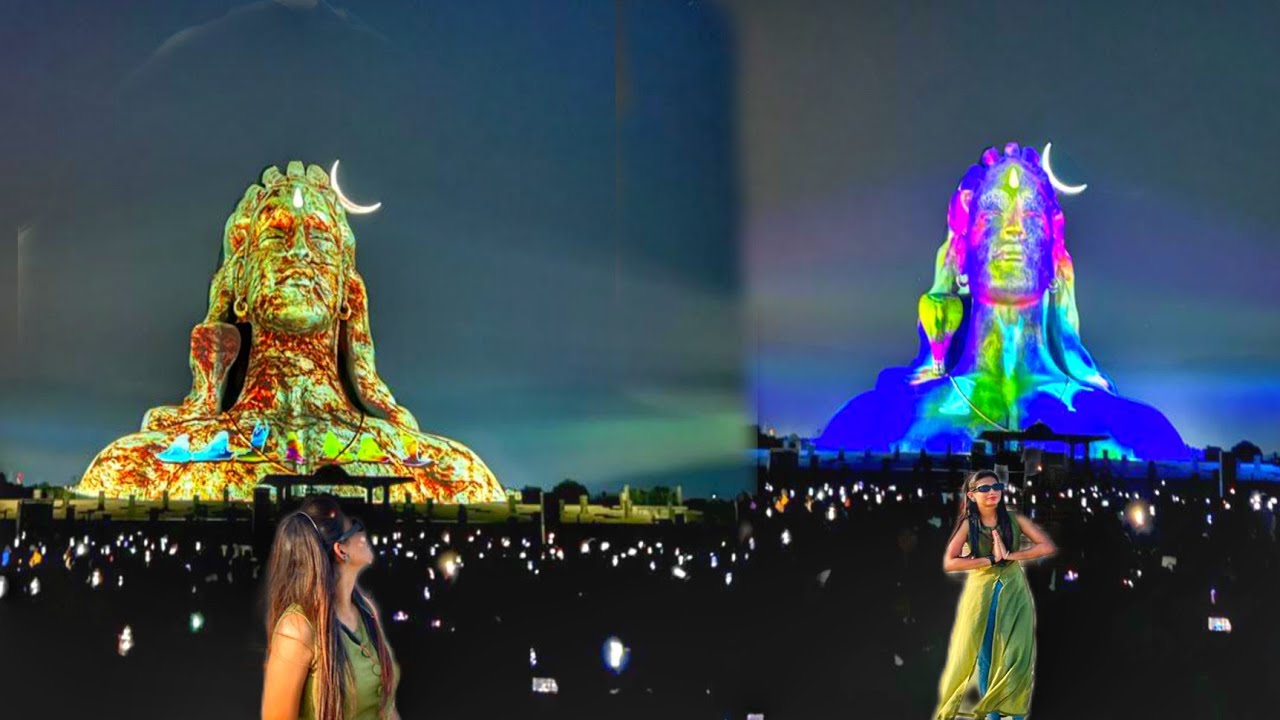 World's Largest Bust Sculpture Of Shiva ( Adiyogi Shiva Statue ) In Coimbatore Tamilnadu ||