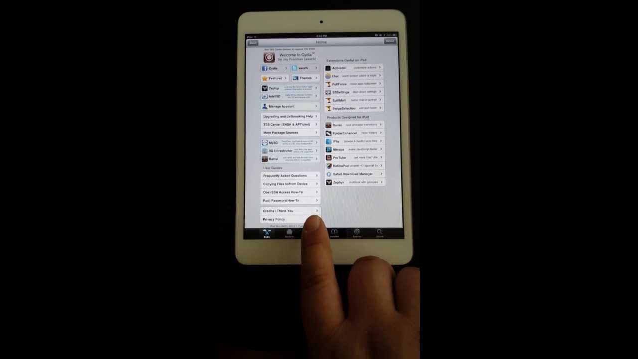 Cydia Database Error Fix