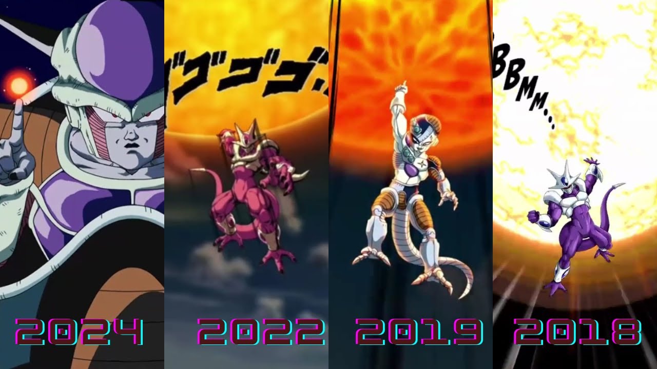 Evolution of Supernova Animations 2015-2024 DBZ Dokkan Battle