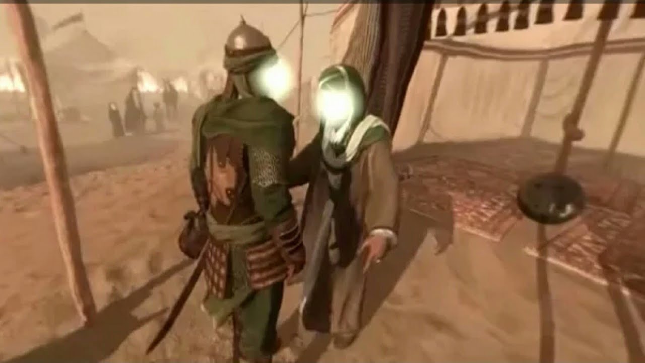 Imam Hussain A.s asked mola Abbas a.s for water vr karbala 360&deg;
