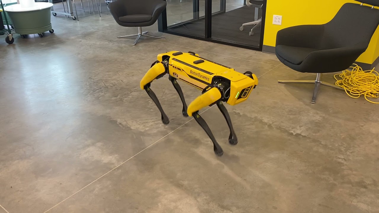 Boston Dynamics Spot walking gait #robot #bostondynamics #spot