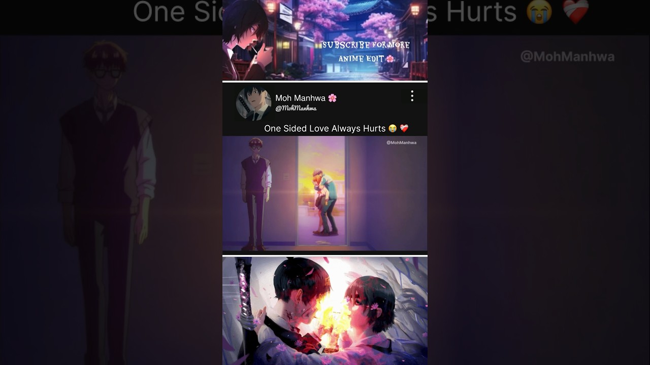 One Sided Love Always Hurts 😭❤️‍🩹|Anyway, I'm Falling in Love with You|