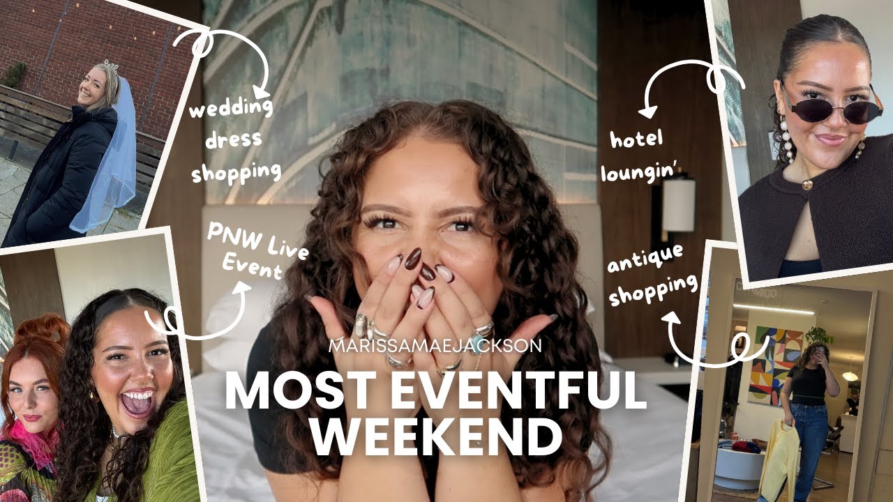 PNW Live + Wedding Dress Shopping + MORE Vlog