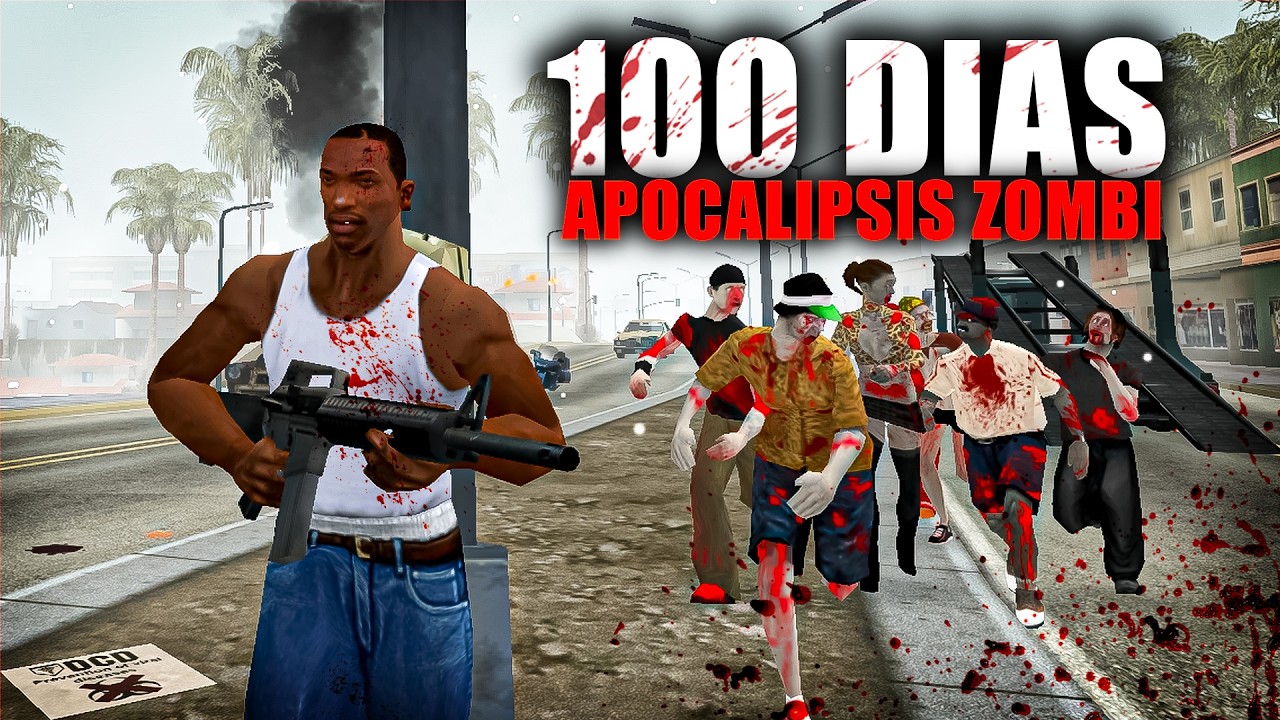 Sobreviví 100 DÍAS en un Apocalipsis Zombie... GTA SA
