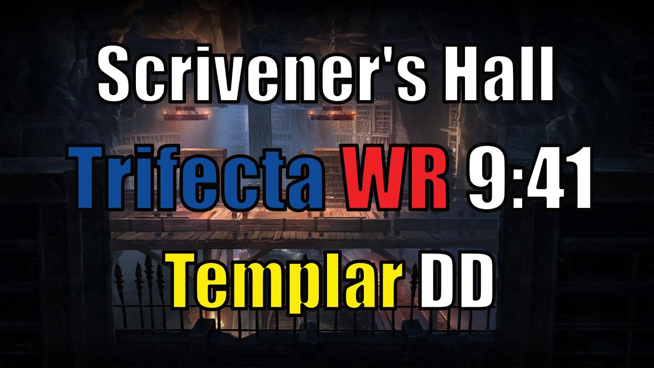 ESO Scrivener's Hall Trifecta World Record (9:41) Templar DD U44