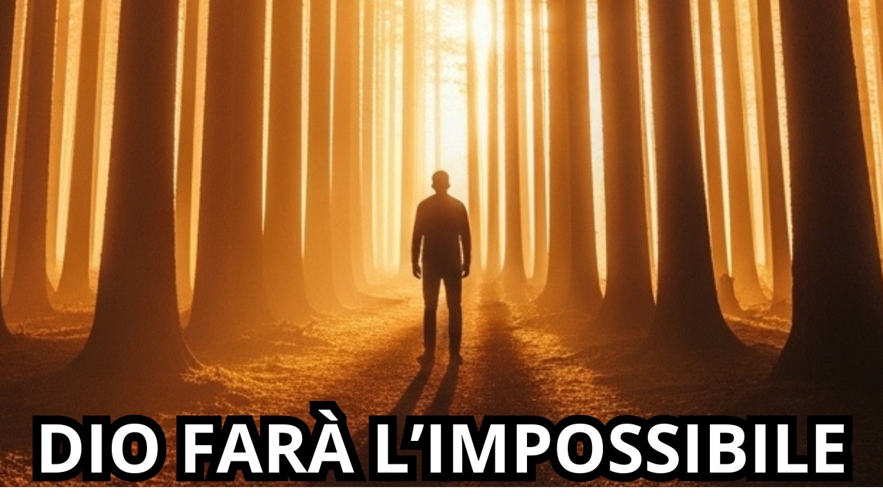 Guarda Dio compiere l’impossibile nella tua vita grazie alla tua fede.