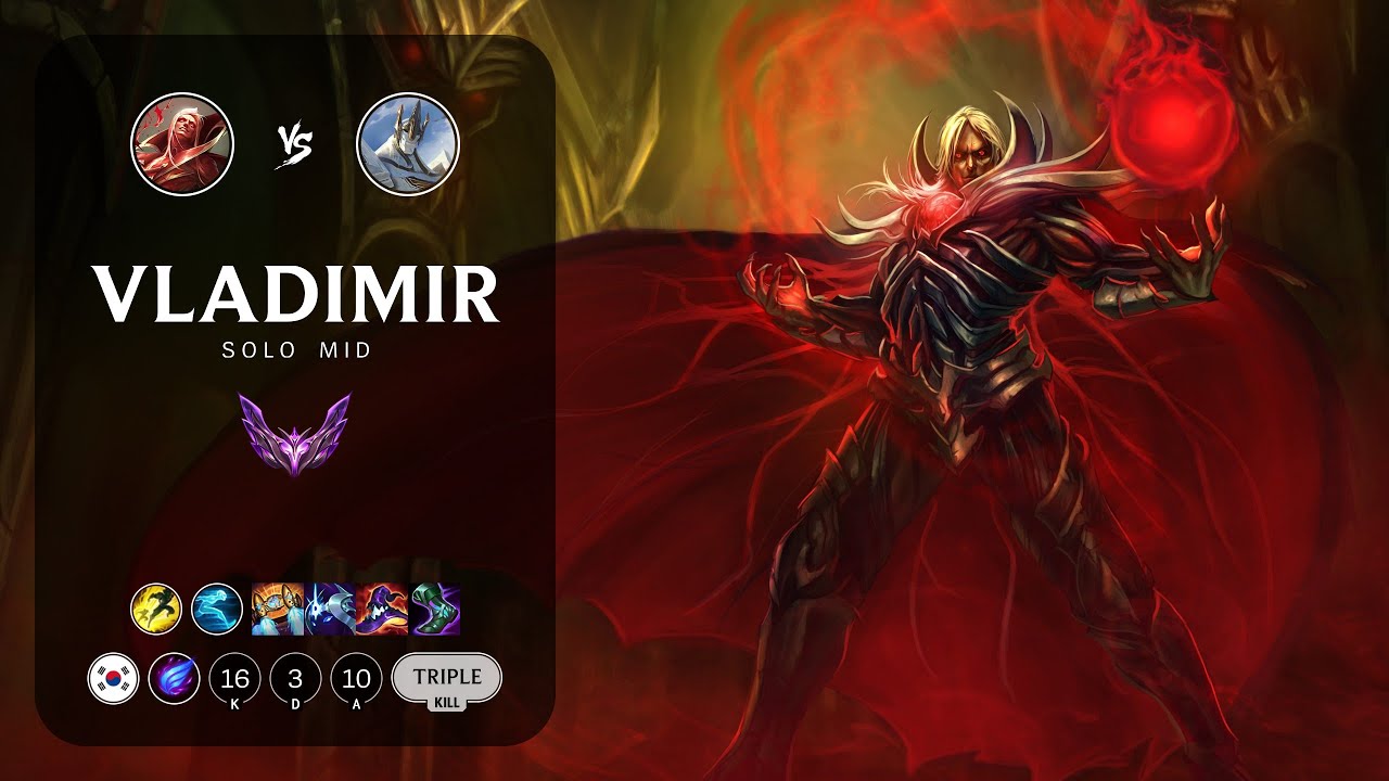 Vladimir Mid vs Galio - KR Master Patch 13.22