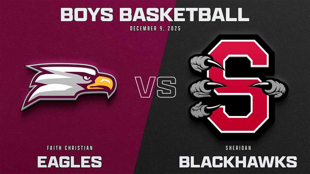 Faith Christian v Sheridan | 2025-26 Boys Basketball | Bragg Sports Media