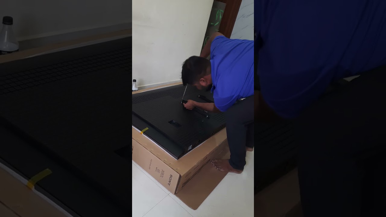 Unboxing Sony X90L 65 inches #sony #tv #technogamerz #instagram