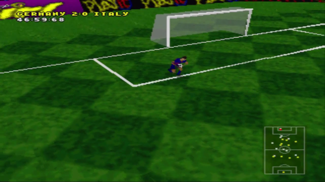 Actua Soccer Cup FINAL (PSX Gameplay HD)